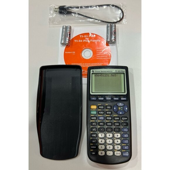 Texas Instruments TI-83 Plus Graphing Calculator, Refurbished with Guerrilla - Picture 1 of 3